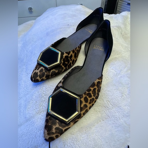 Stuart Weitzman Shoes - New Stuart weitzman point fur flats 8.5